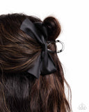 Coquette Class - Black Hair Clip - Paparazzi Accessories