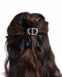 Coquette Class - Black Hair Clip - Paparazzi Accessories