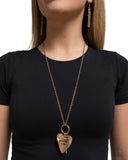 Give More Affection - Yellow Necklace - Paparazzi Accessories