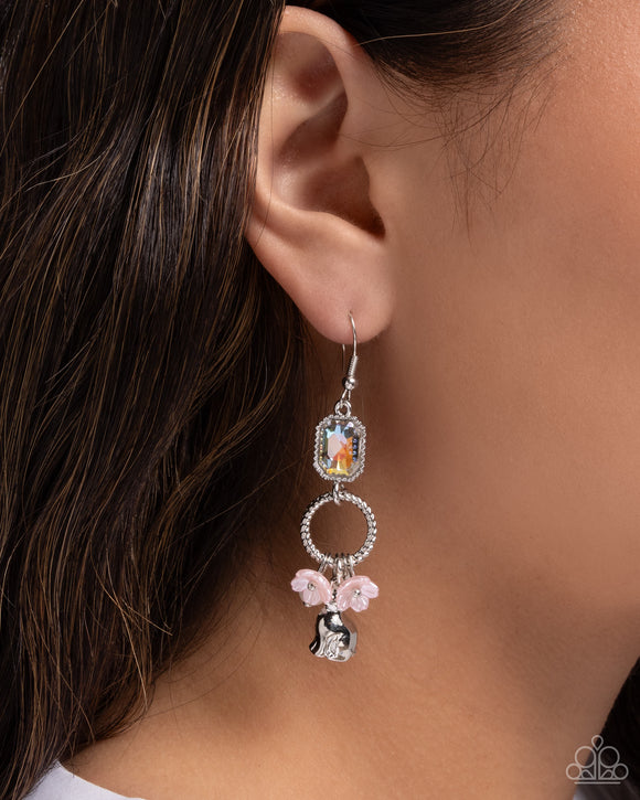 Malibu Melody - Pink Earrings - Paparazzi Accessories
