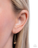 Leafy Legato - Brass Necklace - Paparazzi Accessories
