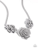 Bouquet Beacon - White Necklace - Paparazzi Accessories