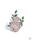 Budding Bling - Pink Ring - Paparazzi Accessories