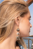 Delightful Dolphin - Gold Earrings - Paparazzi Accessories