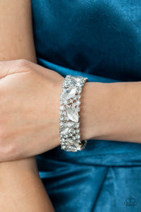 I Have Chills - White Bracelet - Paparazzi Accessories