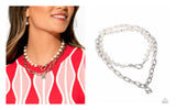 Infinite Industry - White Necklace - Paparazzi Accessories