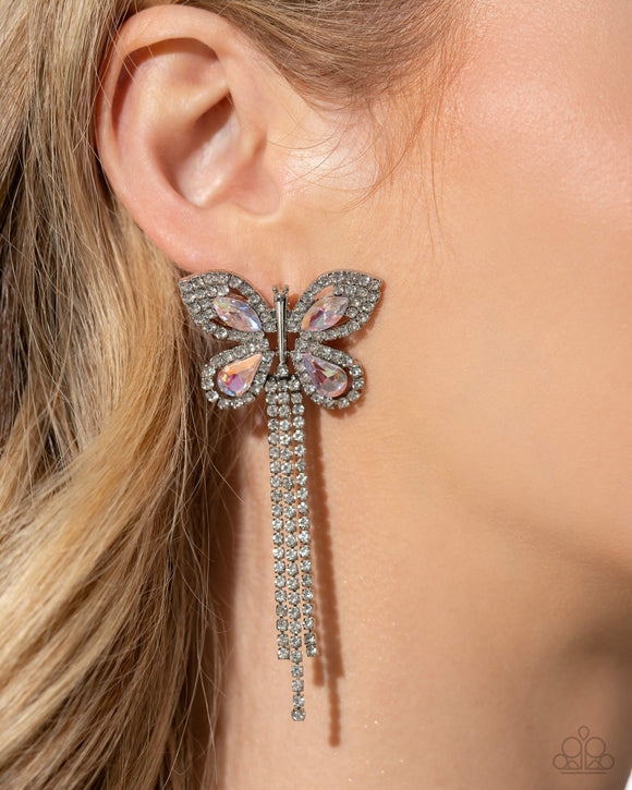 Next Soar - Pink Earrings - Paparazzi Accessories