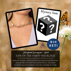 Storybook Succession Gold Necklace Mystery Set - Paparazzi Accessories