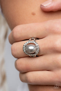 Seize the Shimmer - Silver Ring - Paparazzi Accessories