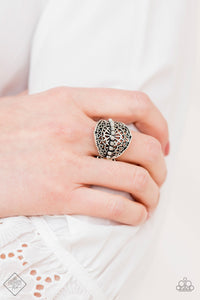 Travel Treasure - Silver Ring - Paparazzi Accessories