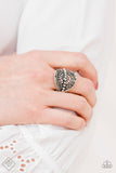 Travel Treasure - Silver Ring - Paparazzi Accessories