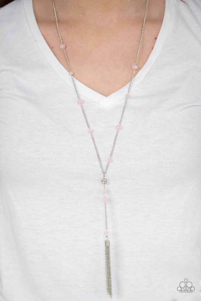 Out All Night Pink Necklace Paparazzi Accessories Bedazzle Me