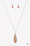 teardrop-treasure-orange-necklace-paparazzi-accessories