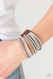 Rock Star Attitude - Brown Bracelet - Paparazzi Accessories