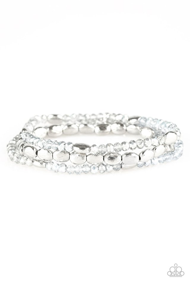 Hello Beautiful - Silver Bracelet - Paparazzi Accessories – Bedazzle Me ...