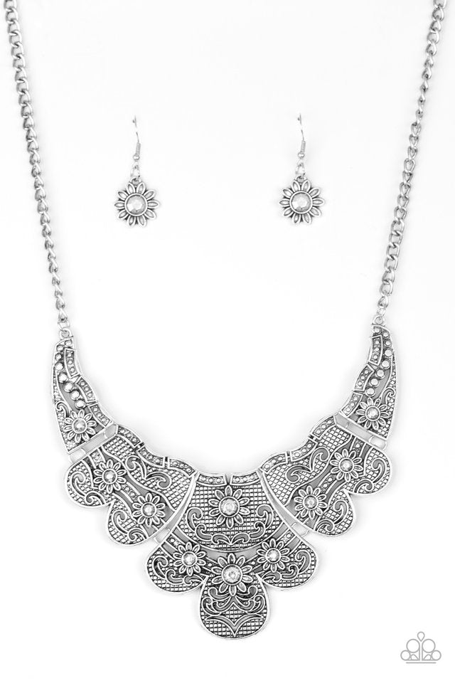 Mess With The Bull - Silver Necklace - Paparazzi Accessories