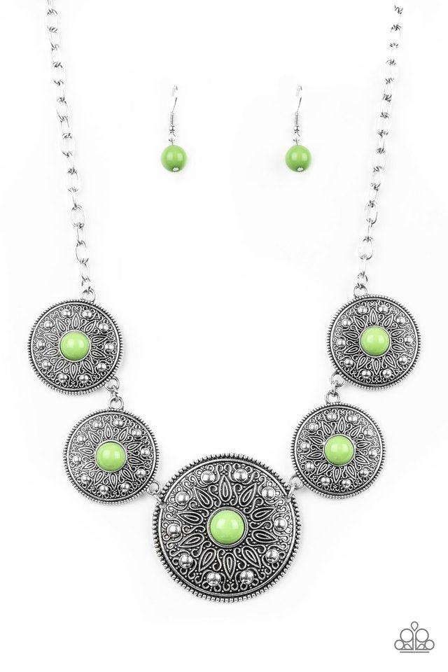 Hey, SOL Sister - Green Necklace - Paparazzi Accessories