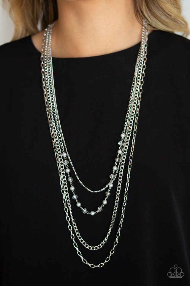 Soho Sophistication Silver Necklace Paparazzi Accessories