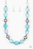 Very Voluminous - Blue Necklace - Paparazzi Accessories