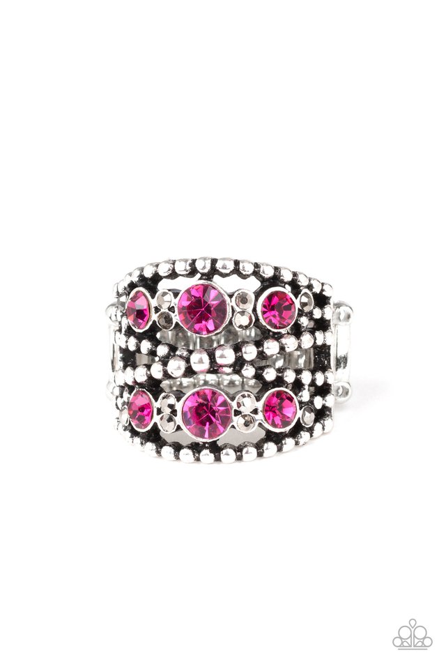 Prismatic Powerhouse - Pink Ring - Paparazzi Accessories – Bedazzle Me ...