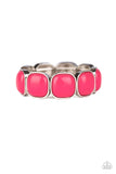 Vivacious Volume - Pink Bracelet - Paparazzi Accessories