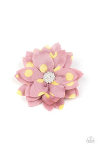 Silk Gardens - Pink Hair Clip - Paparazzi Accessories