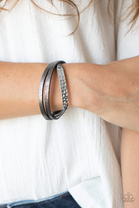 High-Strung Style - Silver Bracelet - Paparazzi Accessories