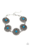 Mojave Mandalas - Blue Bracelet - Paparazzi Accessories