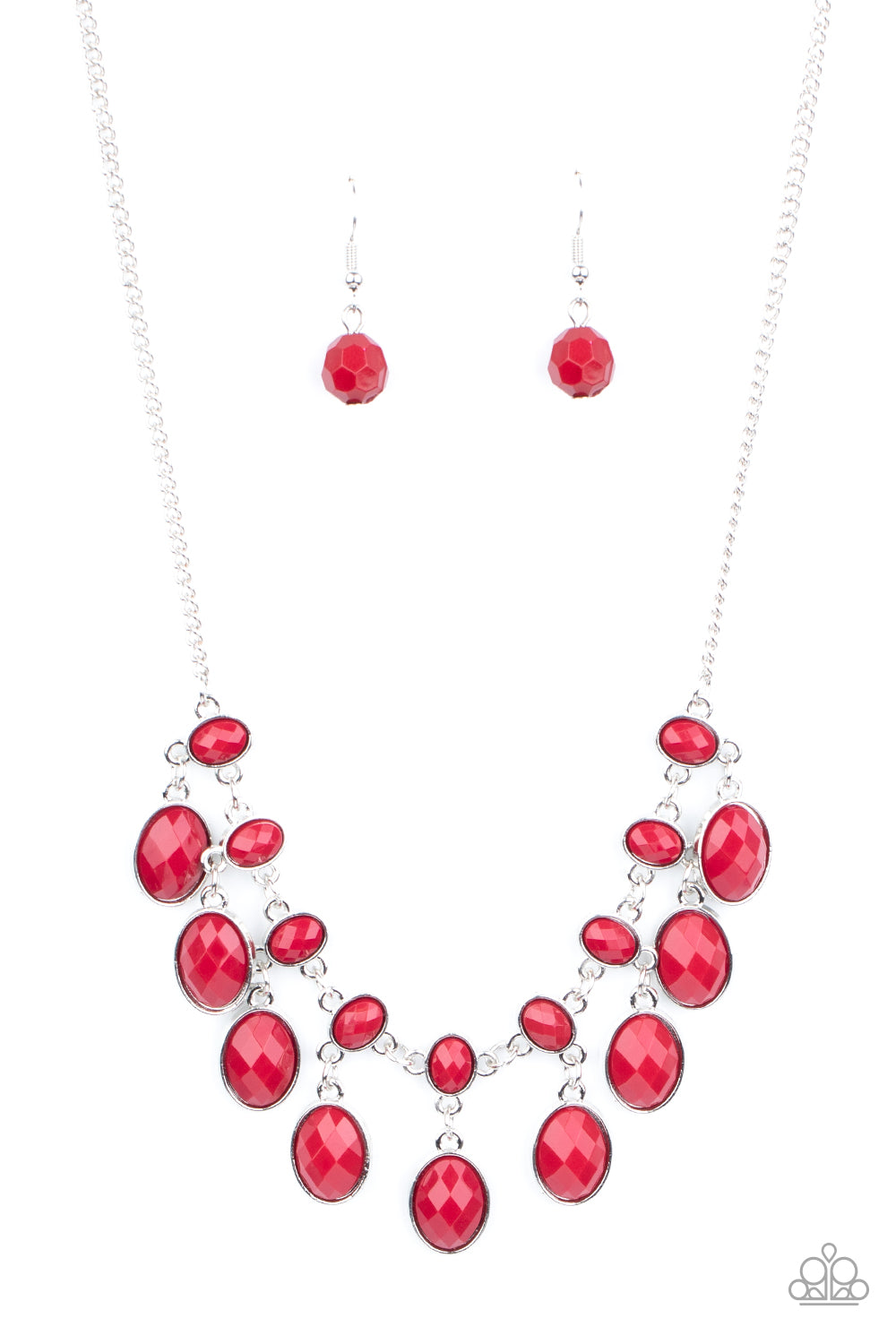 Lady of the POWERHOUSE - Red Necklace - Paparazzi Accessories ...