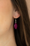 Two-Story Stunner - Purple Necklace - Paparazzi Accessories