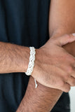 Time To Hit The RODEO - White Bracelet - Paparazzi Accessories