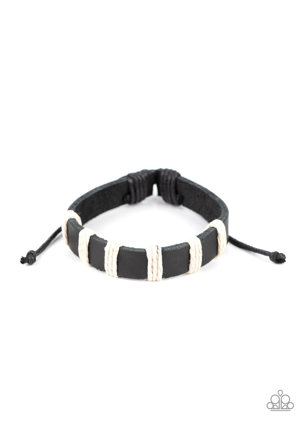 Put Up A Brave FRONTIER Black Bracelet Paparazzi Accessories Bedazzle Me Pretty Mobile Fashion Boutique