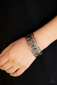 WEAVE An Impression - Black Bracelet - Paparazzi Accessories