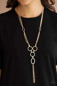 Metro Mechanics - Gold Necklace - Paparazzi Accessories