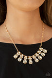 Sparkly Ever After - Gold Necklace - Paparazzi Accessories