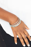 Stackable Sparkle - Blue Bracelet - Paparazzi Accessories