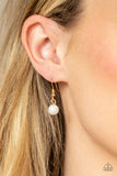 Elemental Elegance - White Necklace - Paparazzi Accessories