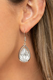 Drop-Dead Duchess - Silver Earrings - Paparazzi Accessories