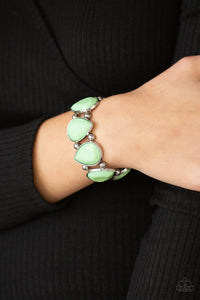 Flamboyant Tease - Green Bracelet - Paparazzi Accessories