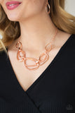 Prehistoric Heirloom - Copper Necklace - Paparazzi Accessories
