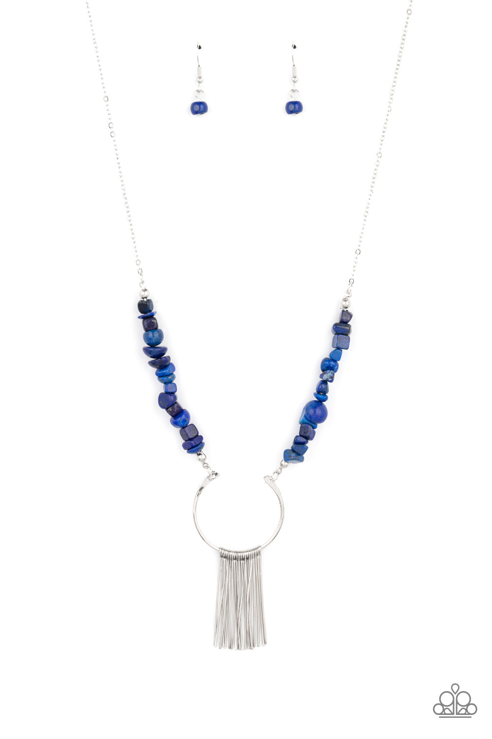 With Your ART and Soul Blue Necklace Paparazzi Accessories Bedazzle Me Pretty Mobile Fashion Boutique