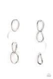 talk-in-circles-white-post earrings-paparazzi-accessories