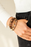 Run The Rapids - Brown Bracelet - Paparazzi Accessories