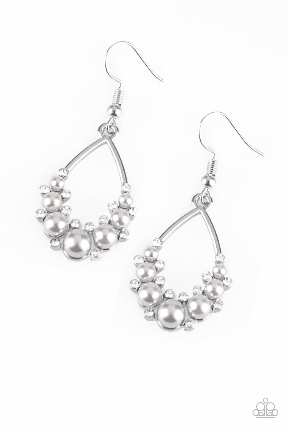 Paparazzi Accessories Iconic Impression Silver Earrings - Jewelry by Bretta