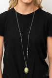 Plateau Paradise - Green Necklace - Paparazzi Accessories