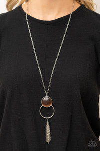 Nice To GLOW You - Brown Necklace - Paparazzi Accessories