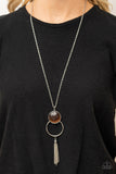 Nice To GLOW You - Brown Necklace - Paparazzi Accessories