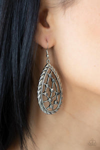 Industrial Incandescence - Silver Earrings - Paparazzi Accessories