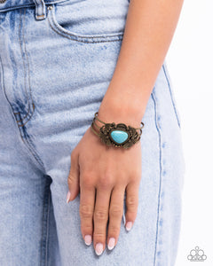 Western Wonderland - Brass Bracelet - Paparazzi Accessories