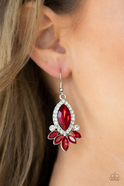 Red paparazzi earrings deals